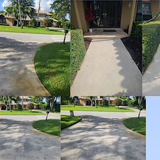 Pressure-Cleaning-dirt-oil-stains-rust-stains-and-tire-marks-from-Concrete-Driveway-in-Pine-Tree-Country-Club-Estates-in-Boynton-Beach-FL-33436 0